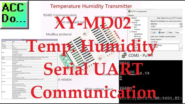 Video thumbnail for XY-MD02 Temp Humidity Serial UART Communication