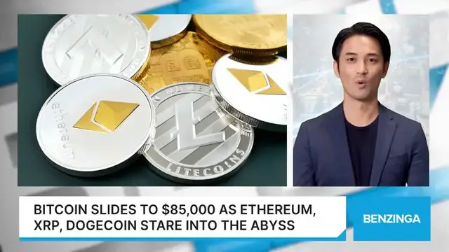 Video thumbnail for Bitcoin Slides To $85K