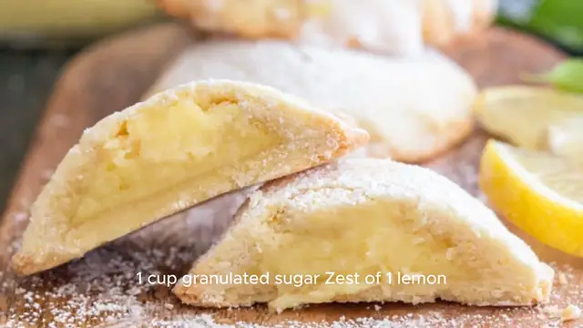 Video thumbnail for Stuffed Lemon Cookies Recipe