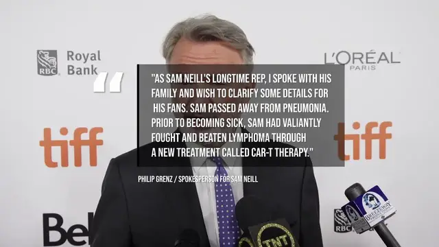 Video thumbnail for IN CASE YOU MISSED IT: Sam Neill's official cause of death revealed.