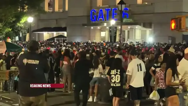 Video thumbnail for Fans holding concert tickets report gate closures outside Jay-Z's final Yankee Stadium show
