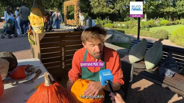 Video thumbnail for Smashing pumpkins: Annual squash festival draws thousands to Brussels castle