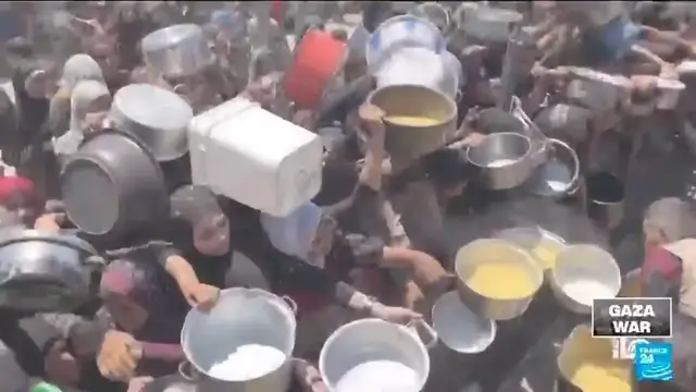 'Video thumbnail for 'My children sleep without food': Gaza aid fails to reach most desperate'