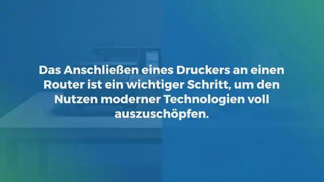 Video thumbnail for Drucker an Router anschließen: Praktischer Leitfaden und Tipps