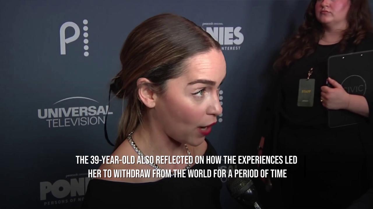 Video thumbnail for Emilia Clarke froze her eggs at 35 after health battle.
