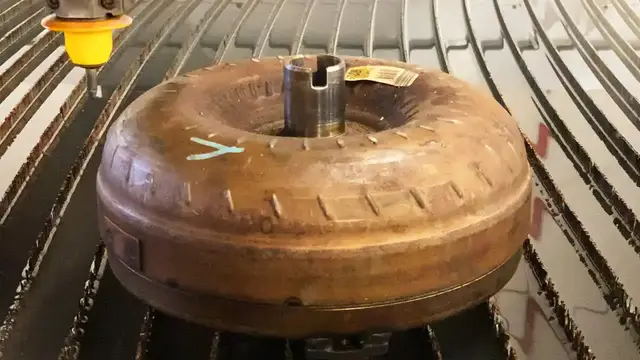 Video thumbnail for TMax 2420 Machine Cut: Waterjet Cutting & Torque Converter Machining
