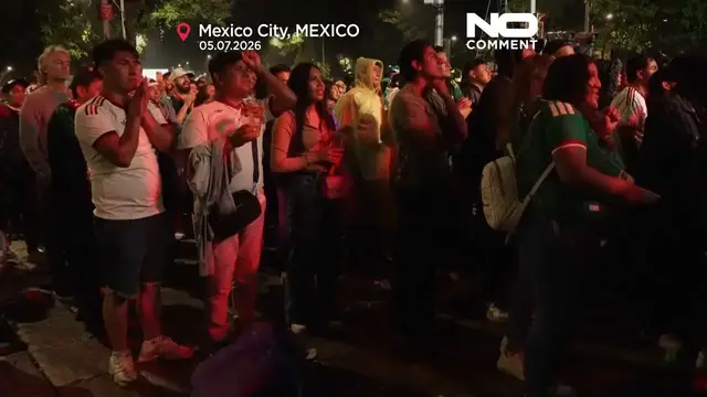 Video thumbnail for Mexico fans left heartbroken as World Cup dream comes to an end