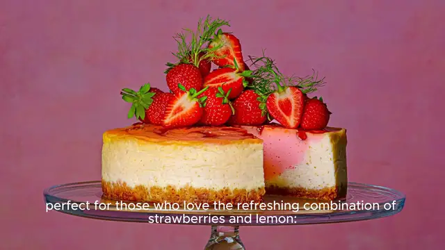 Video thumbnail for Strawberry Lemon Bliss Cheesecake recipe