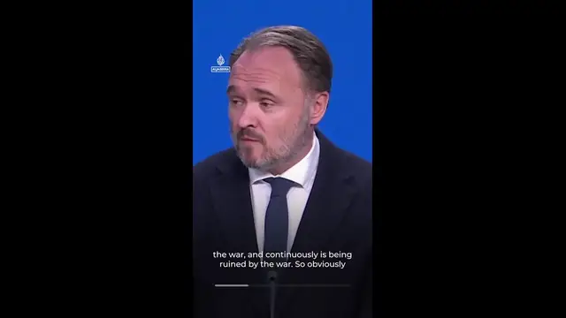 Video thumbnail for EU warns oil and gas prices will not quickly return to normal after war on Iran ends