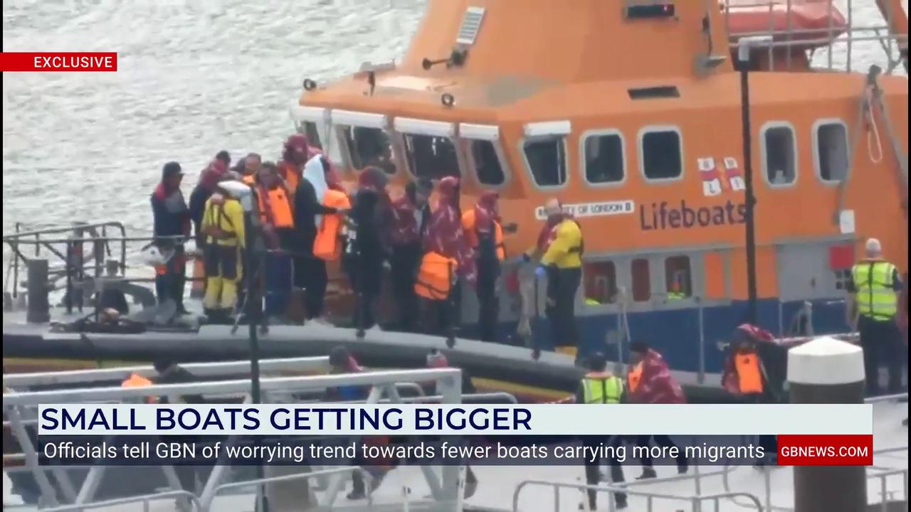 Video thumbnail for Mark White identifies key to 'break people smuggling gangs model' as migrants transform tactics to cross Channel
