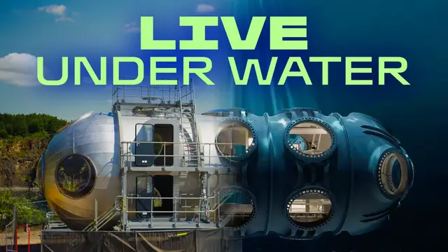'Video thumbnail for Humans could soon live underwater, in these deep sea habitats'