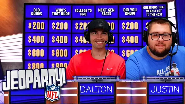 'Video thumbnail for BLOWING IT in Final Jeopardy! (NFL Jeopardy)'