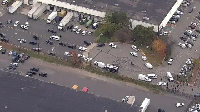 'Video thumbnail for SkyFOX over NJ ICE raid in Avenel'