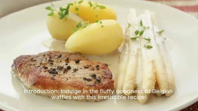 Video thumbnail for Belgian Waffle Recipe