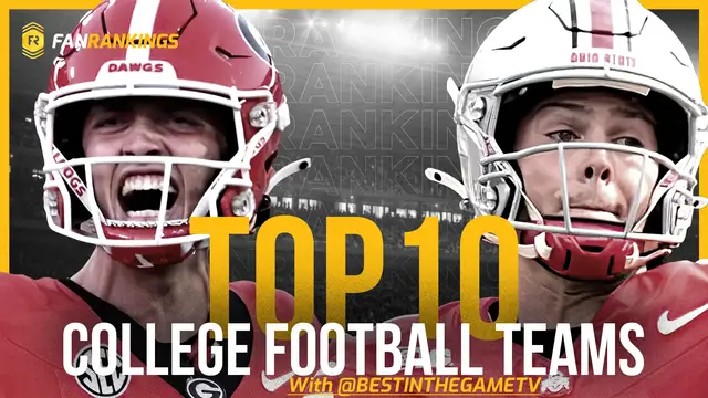 Video thumbnail for Ranking The Top 10 College Football Teams with BITGTV