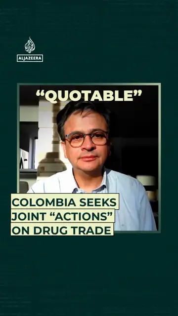 'Video thumbnail for Colombia seeks joint "actions" on drug trade'