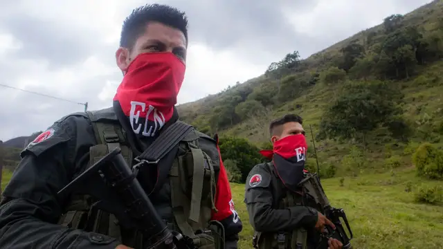 'Video thumbnail for Inside Colombia’s ELN: Rebels face US threats amid push for peace talks'