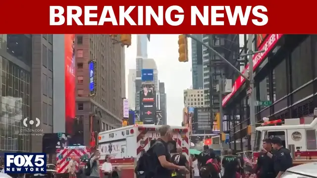 Video thumbnail for Times Square police-involved shooting, investigation ongoing: NYPD