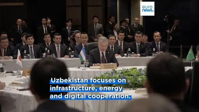 Video thumbnail for Central Asia and Japan discuss new cooperation formats at inaugural Tokyo summit