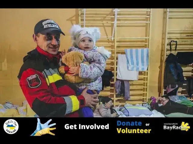 Video thumbnail for BayRadio at the Border | Kal Sutherland reports from a centre for Ukranian refugees in Poland.