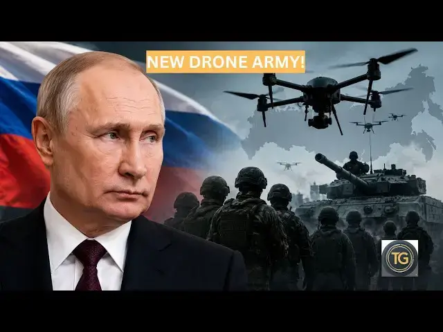 Video thumbnail for Putin Makes Major Military Shake-Up — Russia Creates New Drone Force