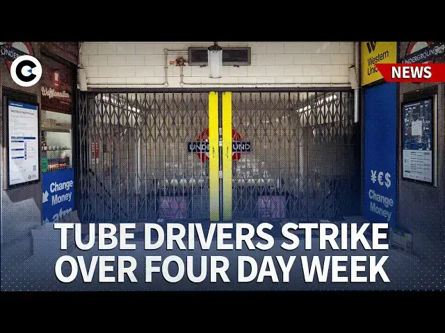 Video thumbnail for Tube workers on strike AGAIN over optional four day week
