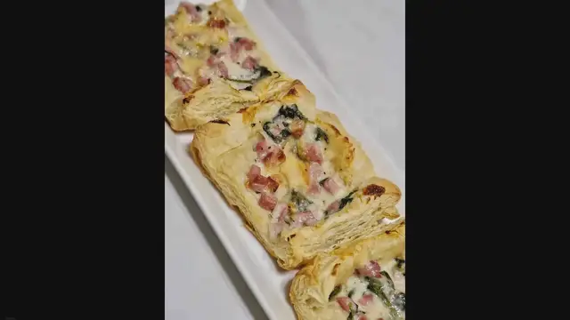 Video thumbnail for Ham and Cheese Puff Pastry