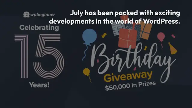 Video thumbnail for WPBeginner Spotlight 02 – Plugin Acquisitions, New Releases + More WordPress News