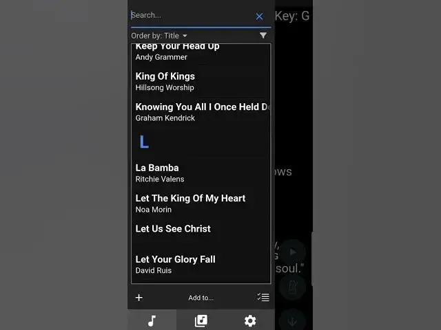 Video thumbnail for How to find  your songs quickly on Songbook Pro #songbookpro #tutorials #onsong