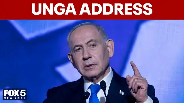 Video thumbnail for Netanyahu teases 'surprises' in UNGA speech, protests expected in NYC