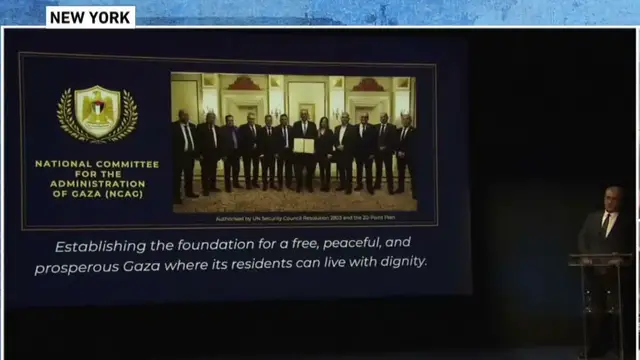 Video thumbnail for Gaza's $2.4bn recovery plan unveiled at UN as questions over feasibility remain