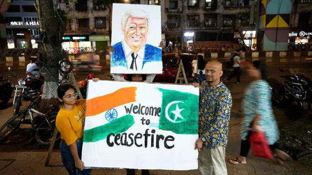 Video thumbnail for Calm returns to cities in Indian-administered Kashmir as ceasefire holds