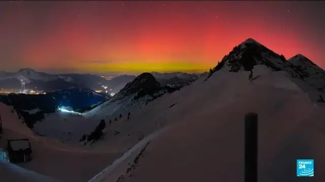 Video thumbnail for Northern lights stun Europe as most powerful solar storm since 2003 hits Earth
