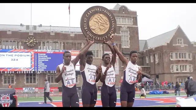 Video thumbnail for JC athletes sprint to glory, taking first place in 4x100m relay at Penn Relays
