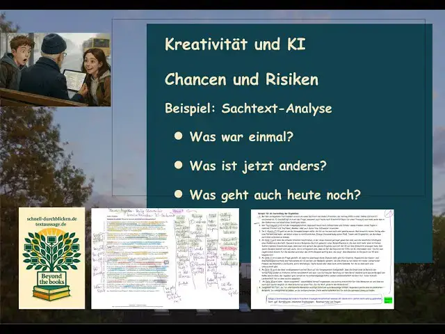 Video thumbnail for KI - noch Chancen für kreative Menschen? Vorstellung eines interessanten Sachtextes zum Thema