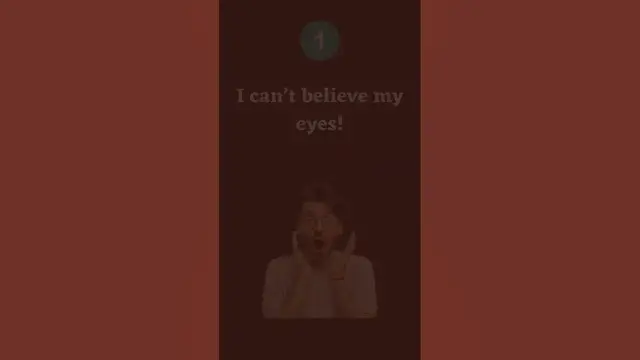 Video thumbnail for How to Express Surprise in English || 7 Smart Ways || ESL Advice || Spoken English