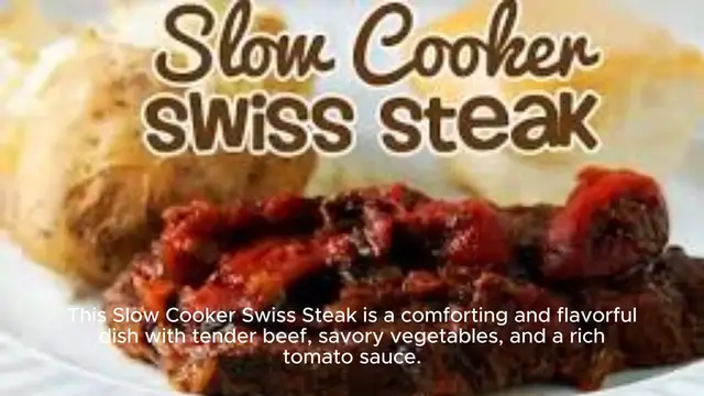 Video thumbnail for Slow Cooker Swiss Steak Recipe