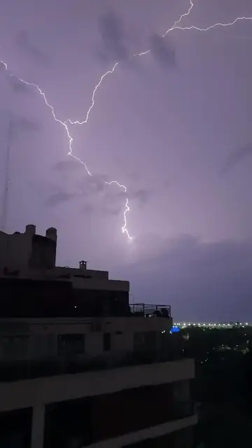 Video thumbnail for Buenos Aires Skyline Shattered by Massive Lightning Storm