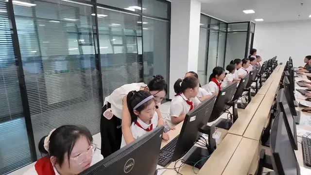 Video thumbnail for China: AI moves into Chinese classrooms as teachers and study buddies.