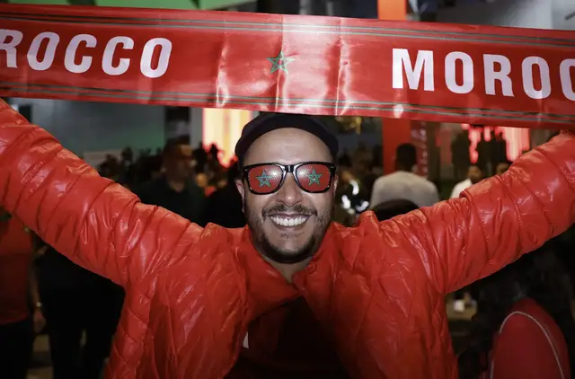 Video thumbnail for Morocco fans dream of World Cup glory after Scotland win