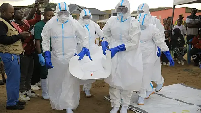 Video thumbnail for DR Congo: Young doctor dies of Ebola as cases surge beyond epicentre