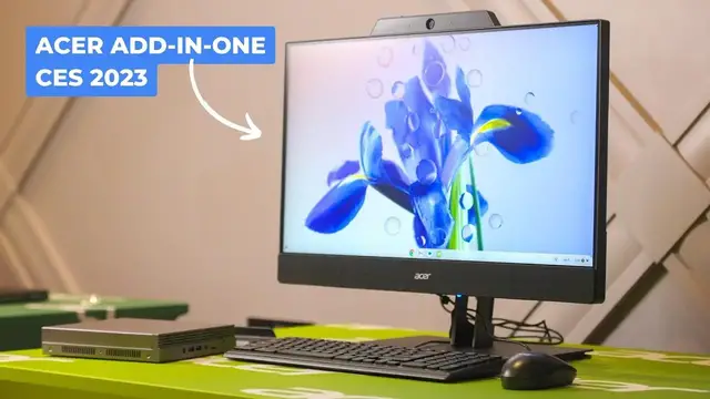 Video thumbnail for Acer Add-In-One 24 Chromebox & Monitor Hands-On At CES 2023