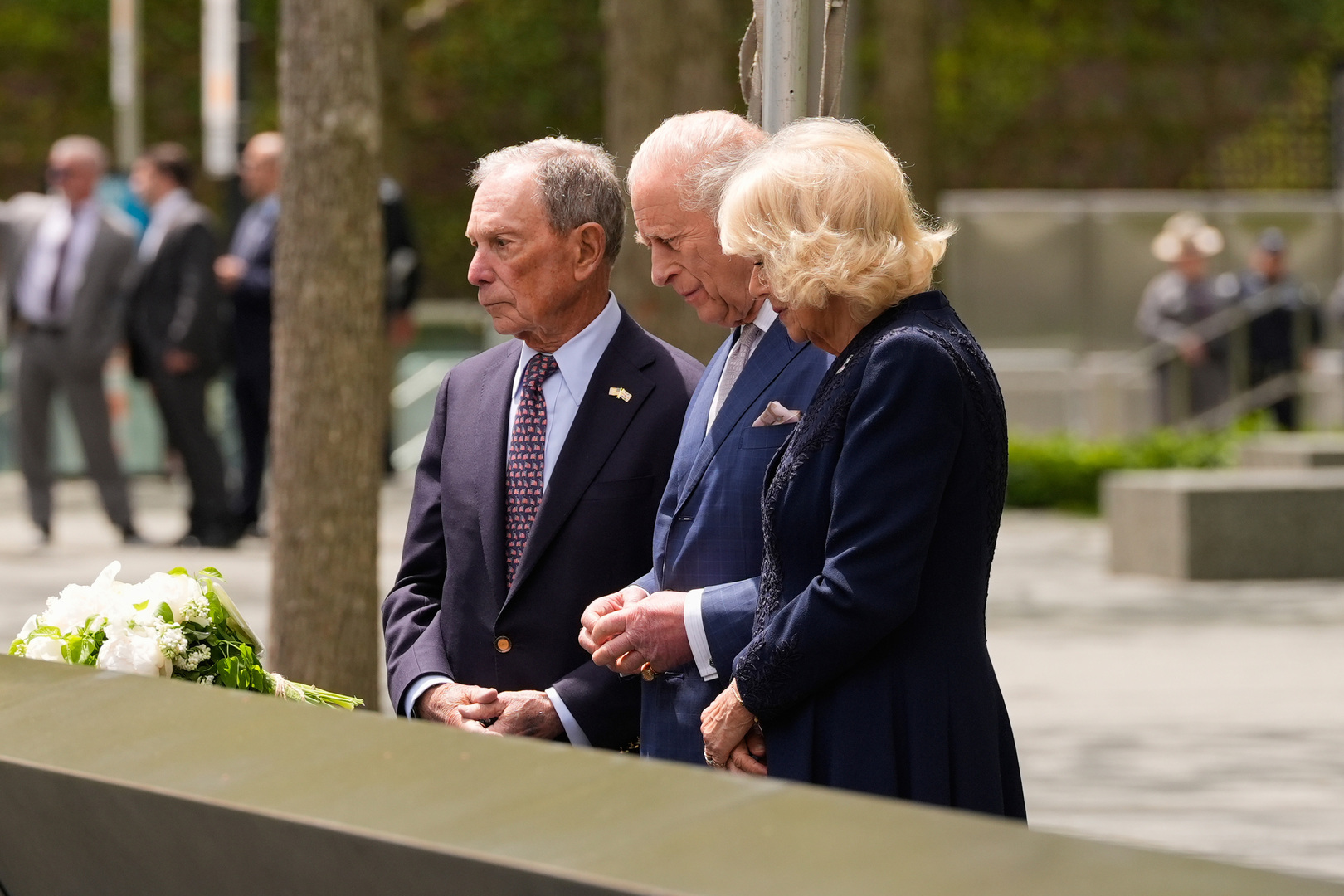 Video thumbnail for Britain’s King Charles visits 9/11 Memorial in New York