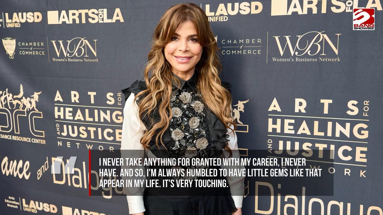 Video thumbnail for Paula Abdul reacts to Meghan Markle's recent Instagram post