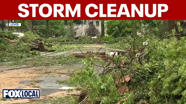 Video thumbnail for Tri-state area cleaning up from weekend storms