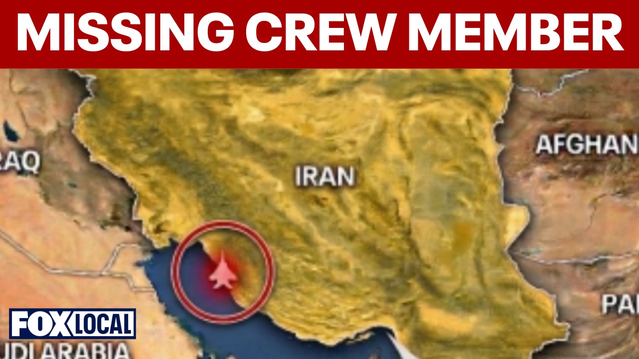 Video thumbnail for U.S. racing to find missing crew member from downed military plane in Iran