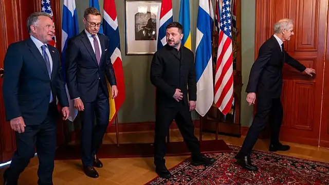 Video thumbnail for Russia, Ukraine and the US set for November peace talks