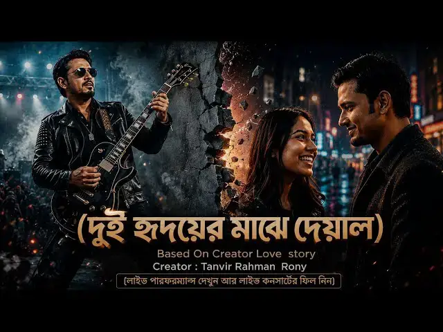 Video thumbnail for দুই হৃদয়ের মাঝে দেয়াল | Live Concert Performance | Hard Rock Bangla Song |  Bangla New Video |