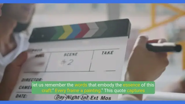 Video thumbnail for Filmmaker Quotes about Filmmaking: Wisdom from the Masters of Cinema