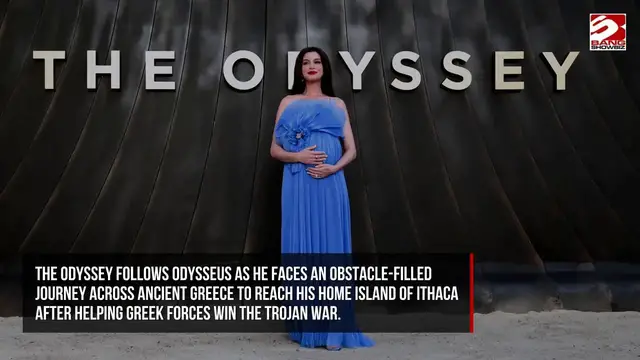 Video thumbnail for Anne Hathaway harnessed inner 'mama bear' for The Odyssey
